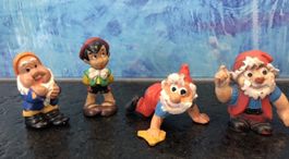 Alte Sipuro Sammelfiguren Bully Figuren Pinocchio Zwerg