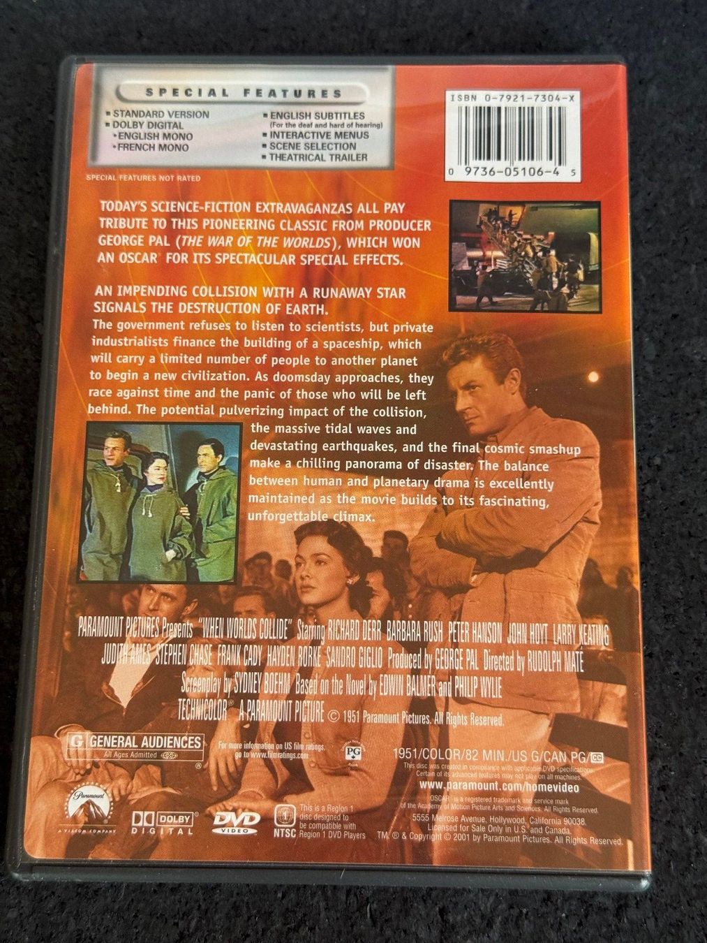 Tutti i DVDs: When Worlds Collide SciFi DVD EN/FR Ländercode1 – Usato da Fribourg venduto da tschjoly 1