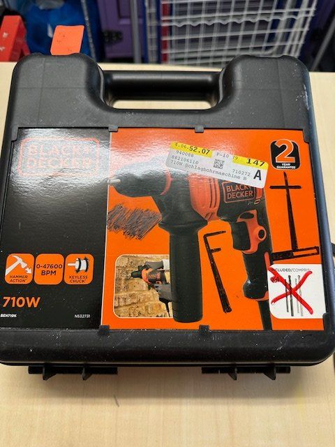Trapani: BLACK&DECKER TRAPANO A PERCUSSIONE – Nuovo e nell'imballaggio originale da Gorduno venduto da ziovecc 1
