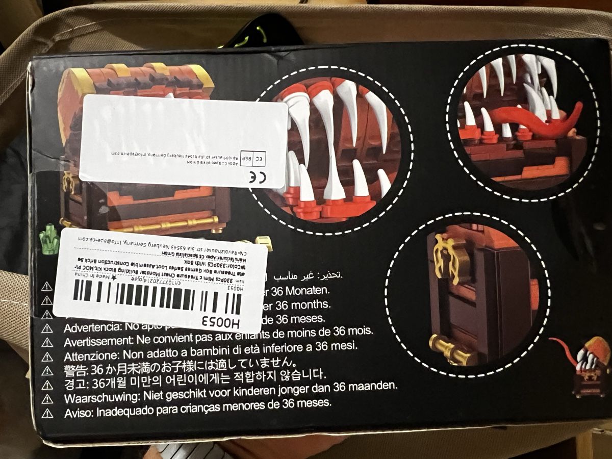 Baukästen: Mimic Monster Bausatz - 366 Teile  – Neu und originalverpackt aus Döttingen von Swissquisite 1