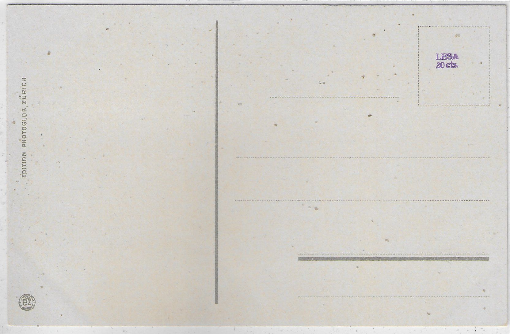 Cartoline postali: Biel-Bienne - Vue generale - Litho – Usato da Ettingen venduto da Kartenplanet 1