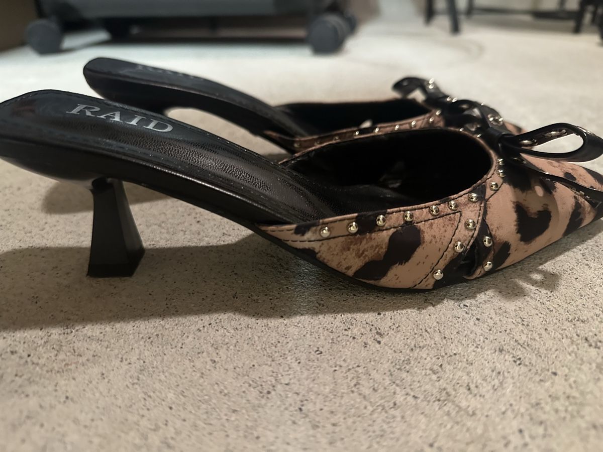 Scarpe da donna: RAID Leopardenmuster Mules / Kitten Heels 🐆 – Usato da Neuenegg venduto da kar_smg9 2