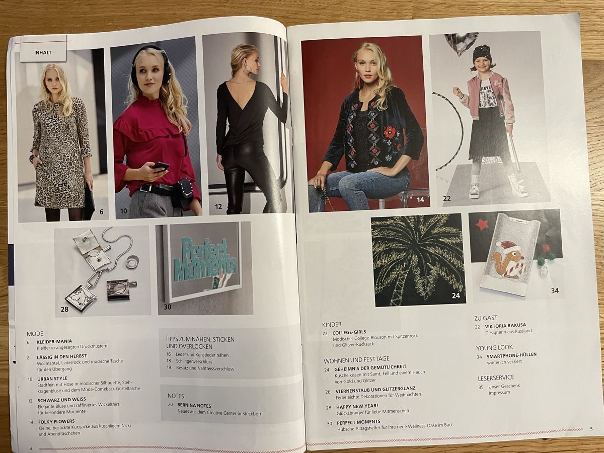 Riviste & Magazine: Inspiration Bernina Herbst 2019 – Usato da Bäretswil venduto da Evamaria1 1