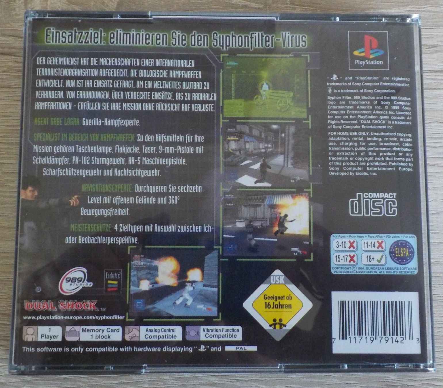 Sony Spiele: SYPHON FILTER..........Topzustand!!! – Gebraucht aus Reinach AG von Masi 1