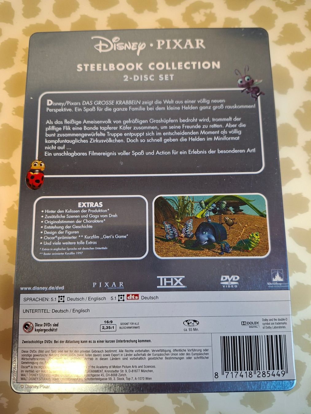 Tutti i DVDs: DVD Das grosse Krabbeln Metallbox – Usato da Oberwil/Dägerlen venduto da Dominique1606 1
