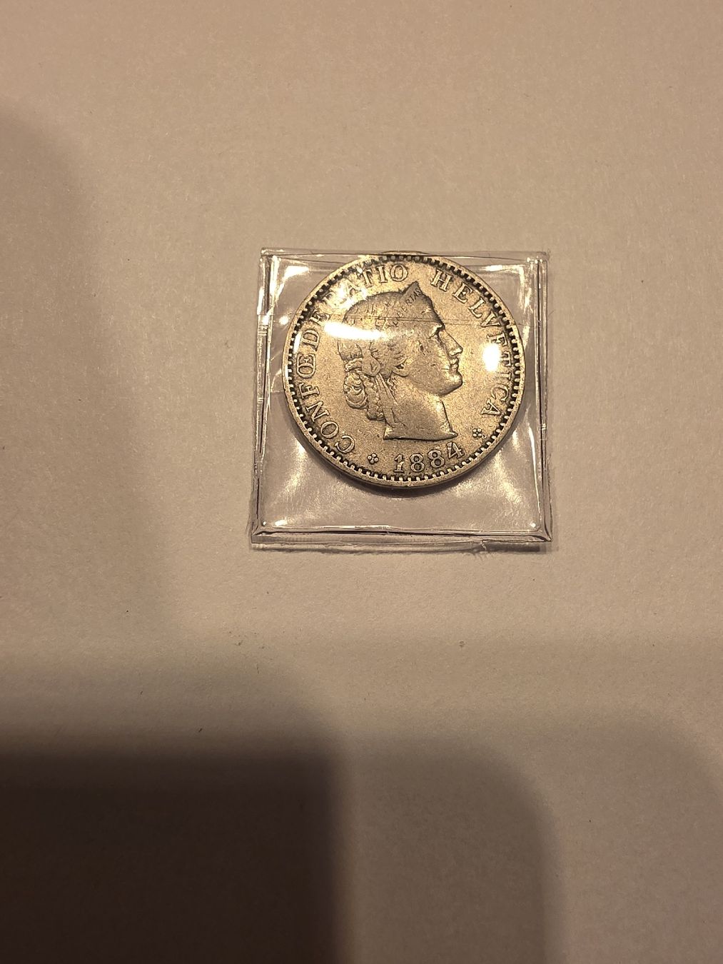 Alle Münzen: piece 20cts 1884 – Gebraucht aus Fribourg von yan_z5fr
