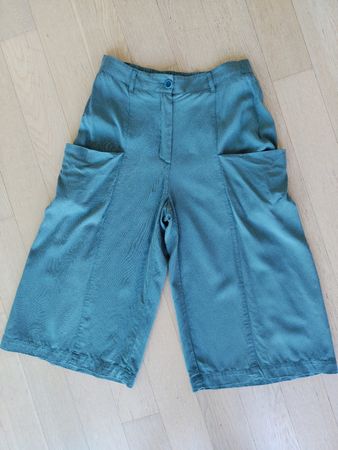 Waschbär BIO 3/4 Culotte Wide Leg Türkis Size 34