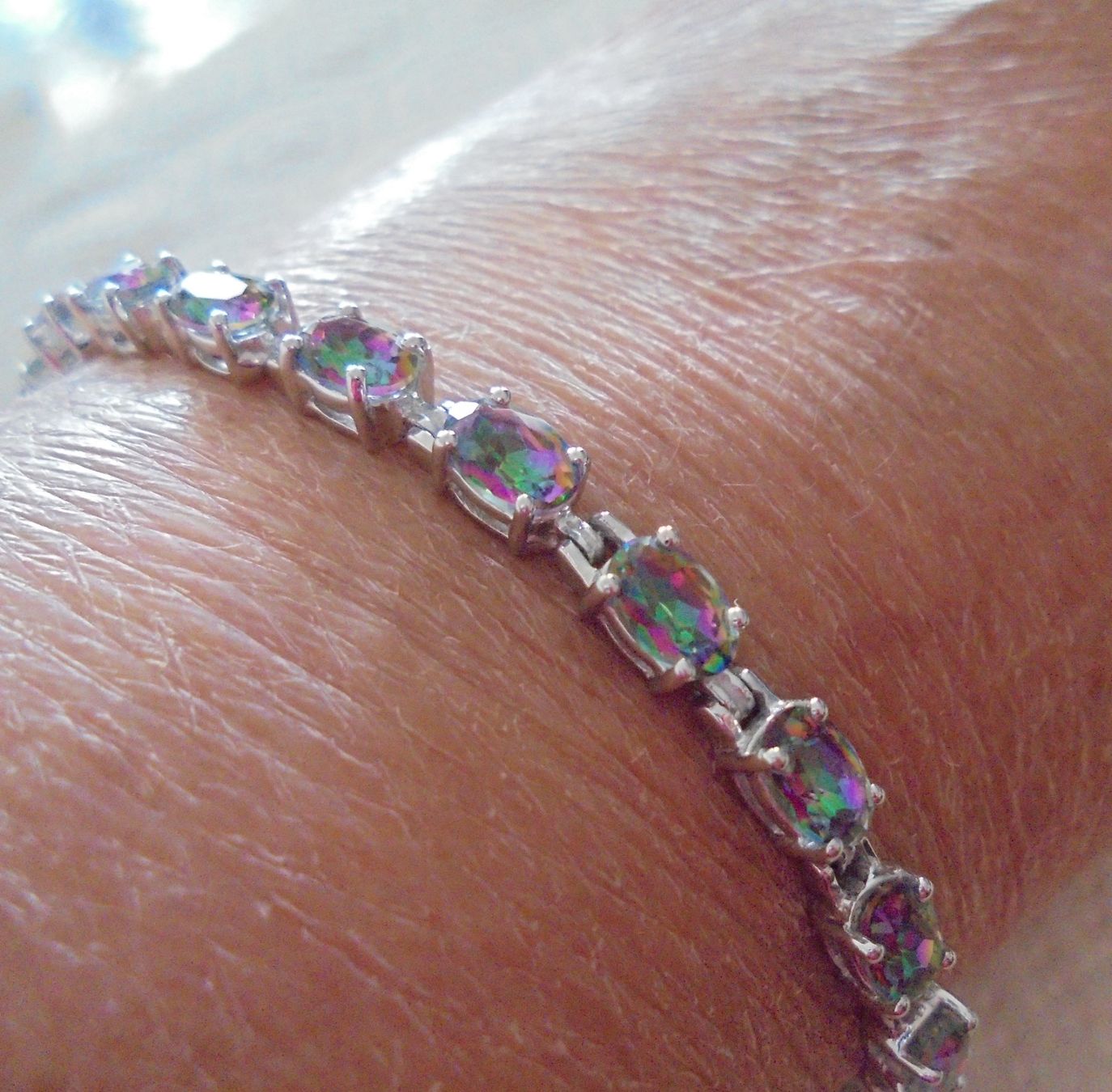 Armbänder & -reifen: Echtschmuck: Mystik-Quarz Armband ca. 19.5 cm. – Neu (gemäss Beschreibung) aus Zuchwil von maumauchi 6