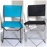 2 Klappstühle türkis schwarz Jumbo neu