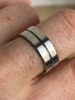 Elegantes Edelstahl Ring - Zeitloser Schmuck Neu (59)