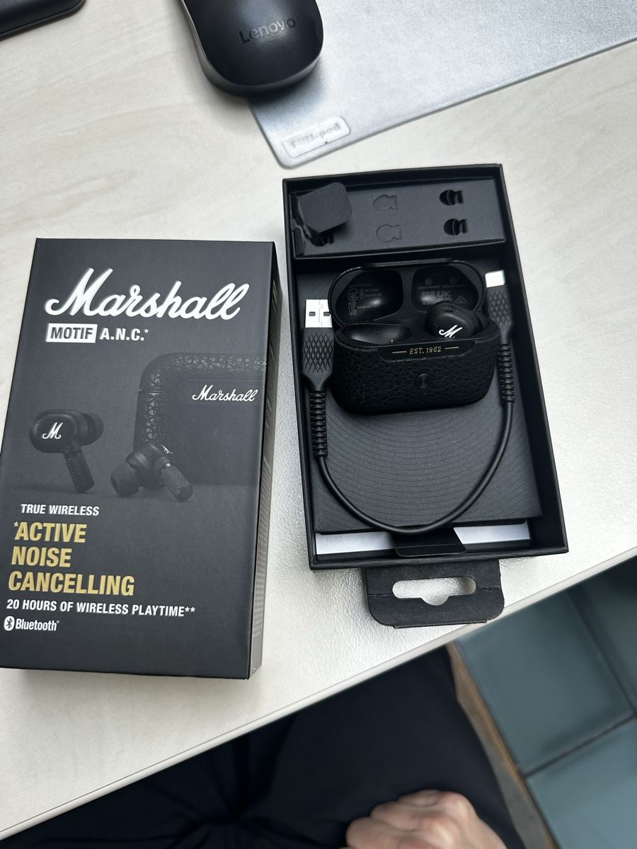 Marshall Cuffie: Marshall Motif ANC true wireless – Usato da Carouge GE venduto da cytoplan 1