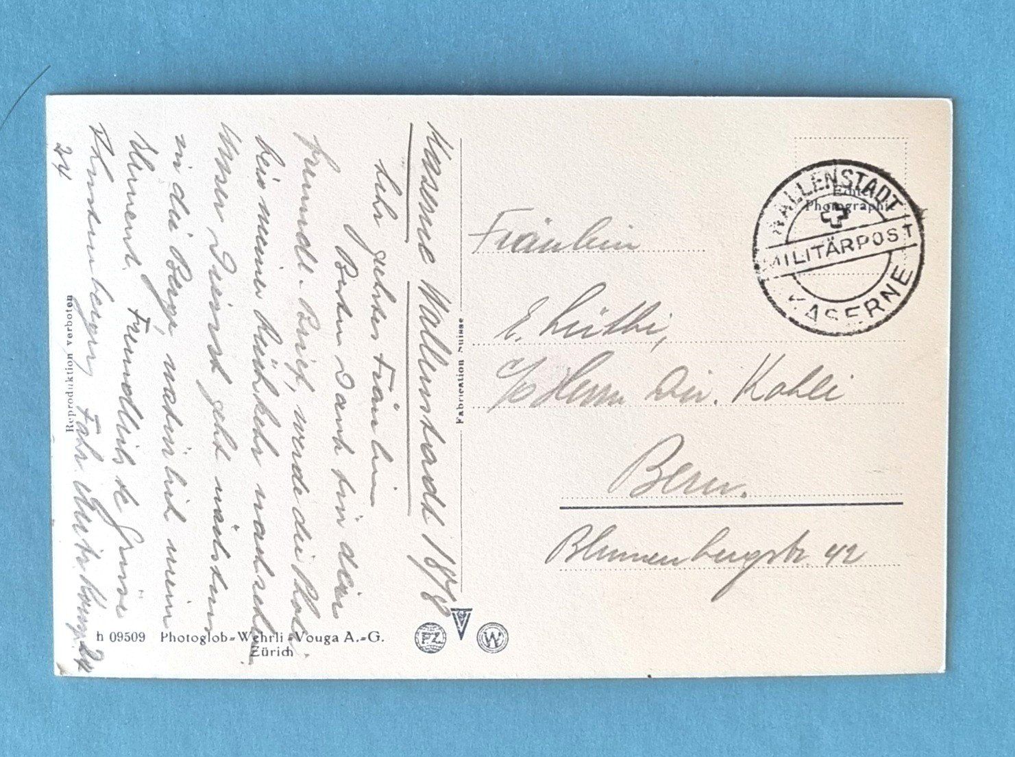 Cartes postales: Wallenstadt - Kaserne - Feldpost – D'occasion à Rothrist par RROENK 1