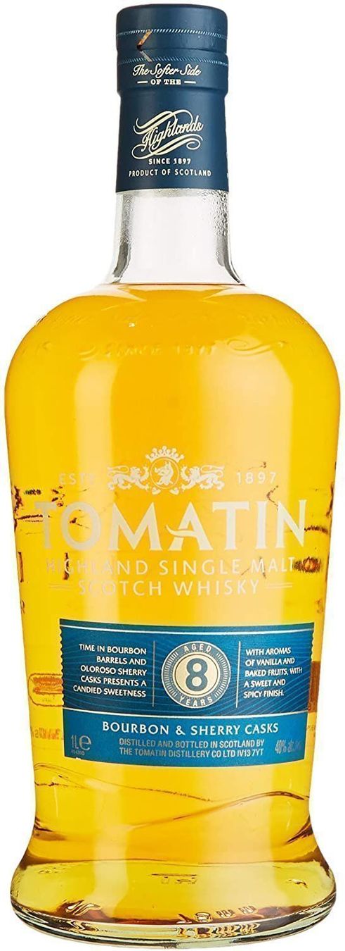 Bevande alcoliche: Tomatin 8 Jahre 1 liter – Nuovo e nell'imballaggio originale da Meggen venduto da baerli1976 1