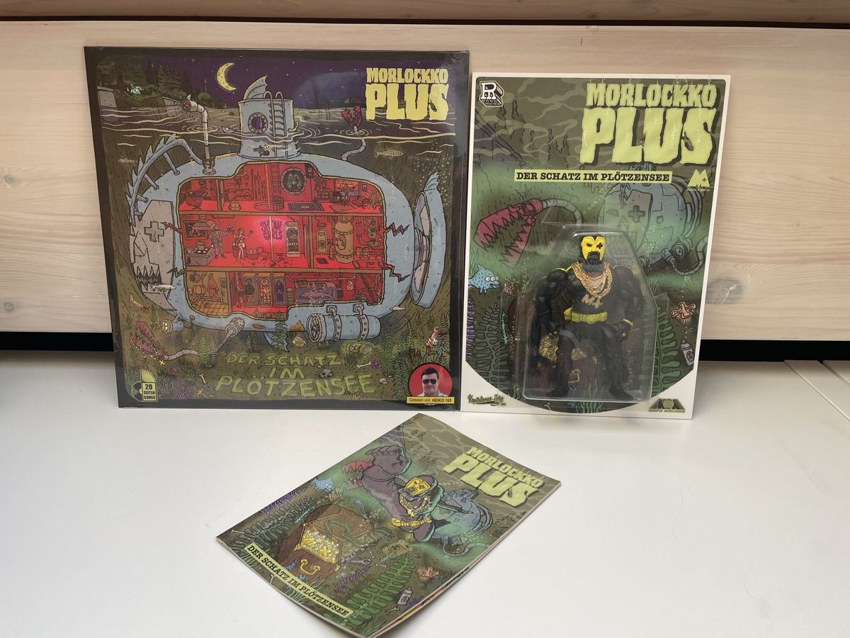 Fumetti: Morlockko Plus - Der Schatz im Plötzensee - Komplettset! – Nuovo e nell'imballaggio originale da Aarberg venduto da Mama_Lulu