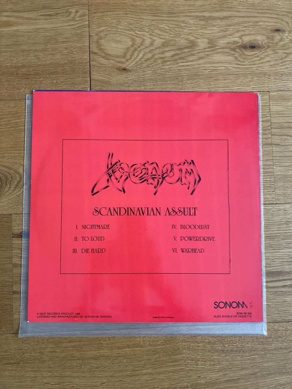 Dischi in vinile: VENOM - Scandinavian Assult ORIGINAL – Usato da Egg b. Zürich venduto da superman1975 1