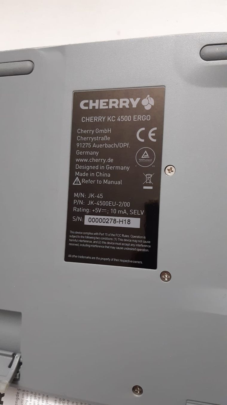 Tastiere: Ergonomische Tastatur CHERRY KC 4500 – Nuovo e nell'imballaggio originale da Sarnen venduto da Ver01dg 4