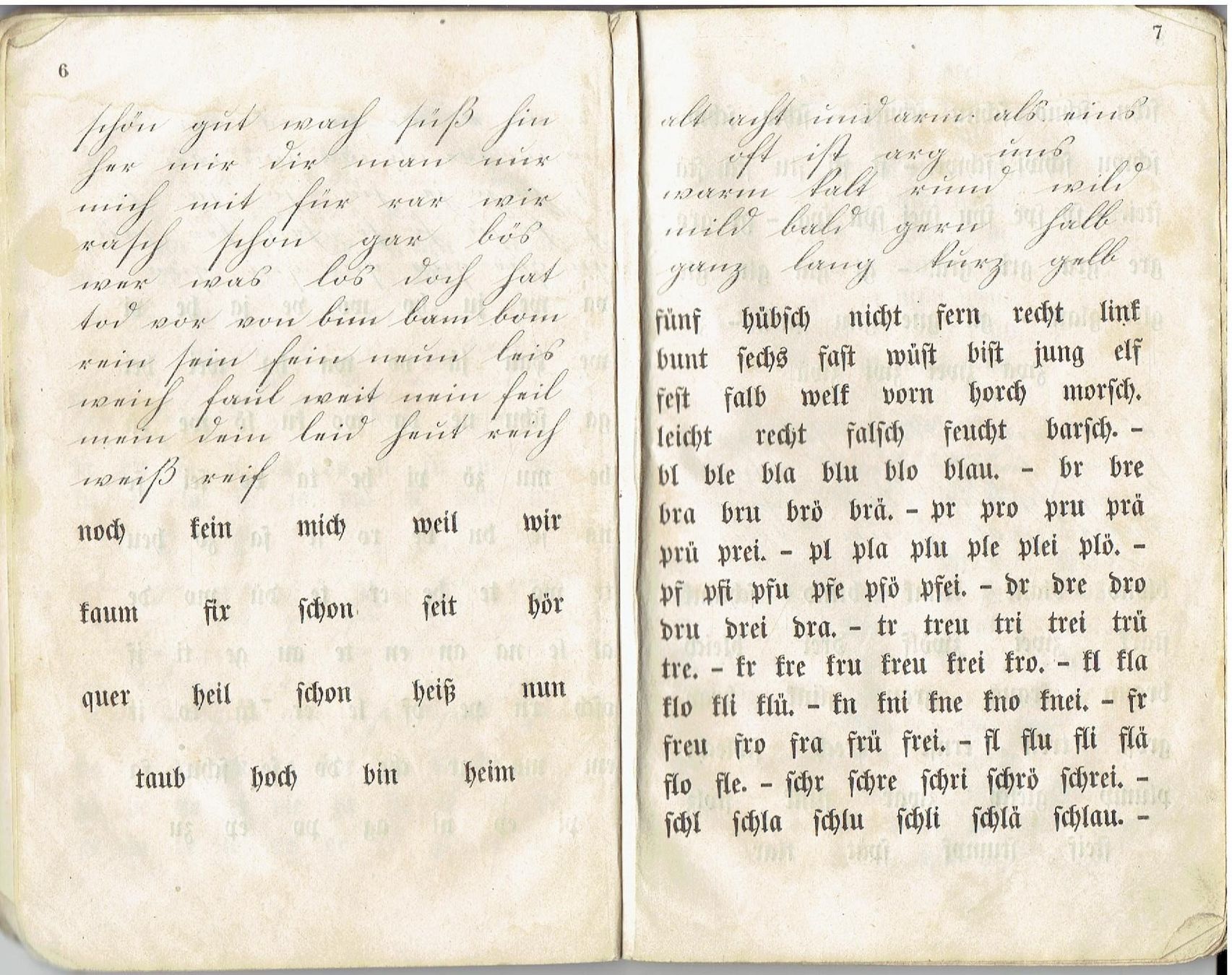 Libri: Schulbüchlein Chur 1862 – Difettoso da Flims - Dorf venduto da Stagediver 3