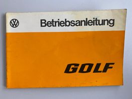 VW Golf Betriebsanleitung (1977)