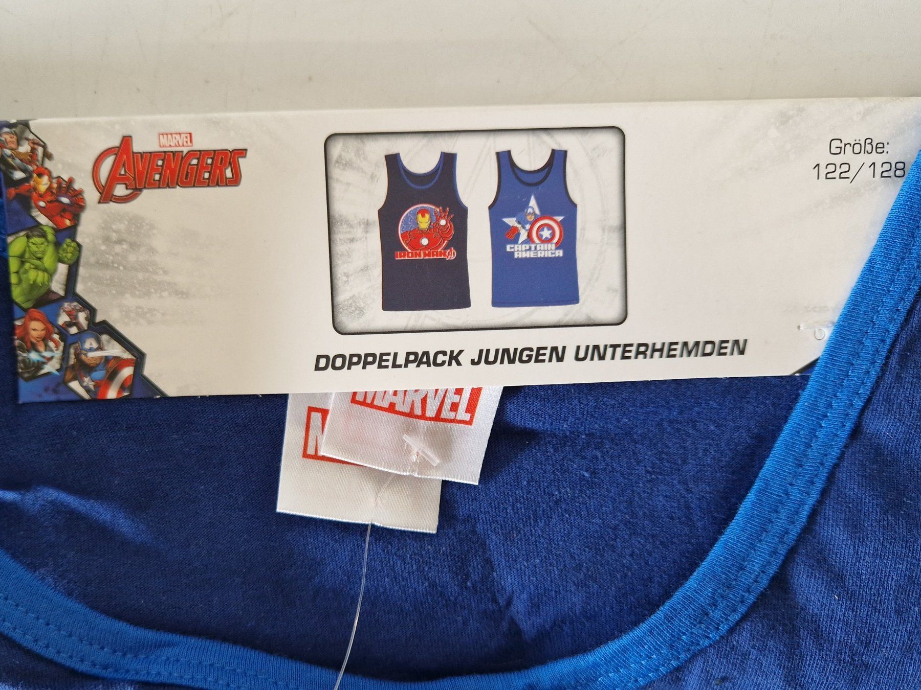 Camicie, T-shirt & Polo: Doppelpack Jungen Unterhemd Grösse 122/128 – Nuovo (secondo la descrizione) da Muhen venduto da Restwert_Muhen 1