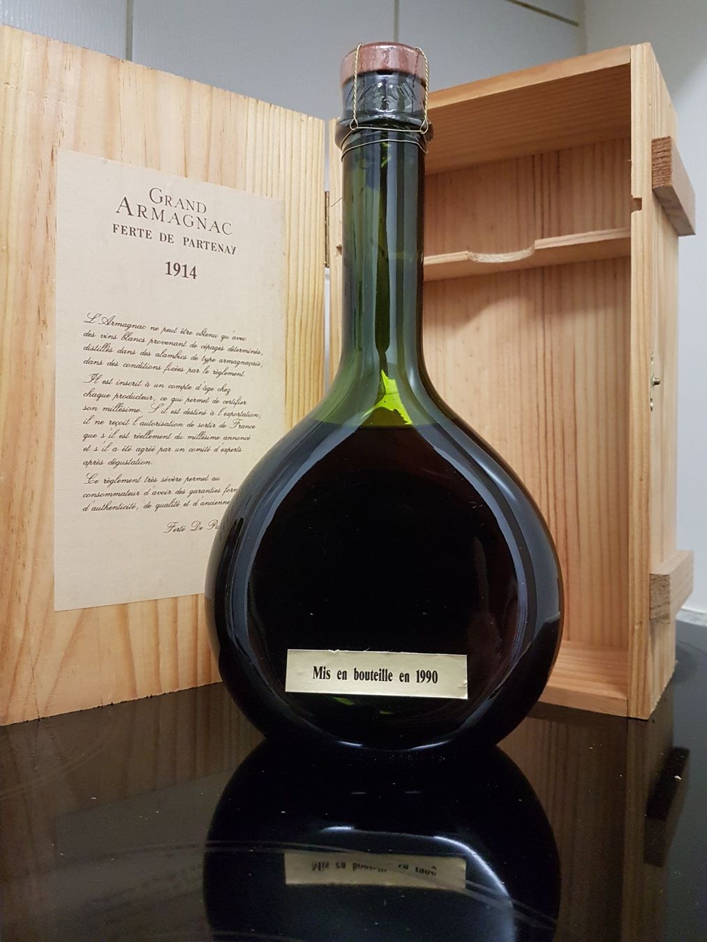 Bevande alcoliche: Ferte de Partenay  1914   Grand Armagnac – Nuovo (secondo la descrizione) da Grenchen venduto da poggione 6