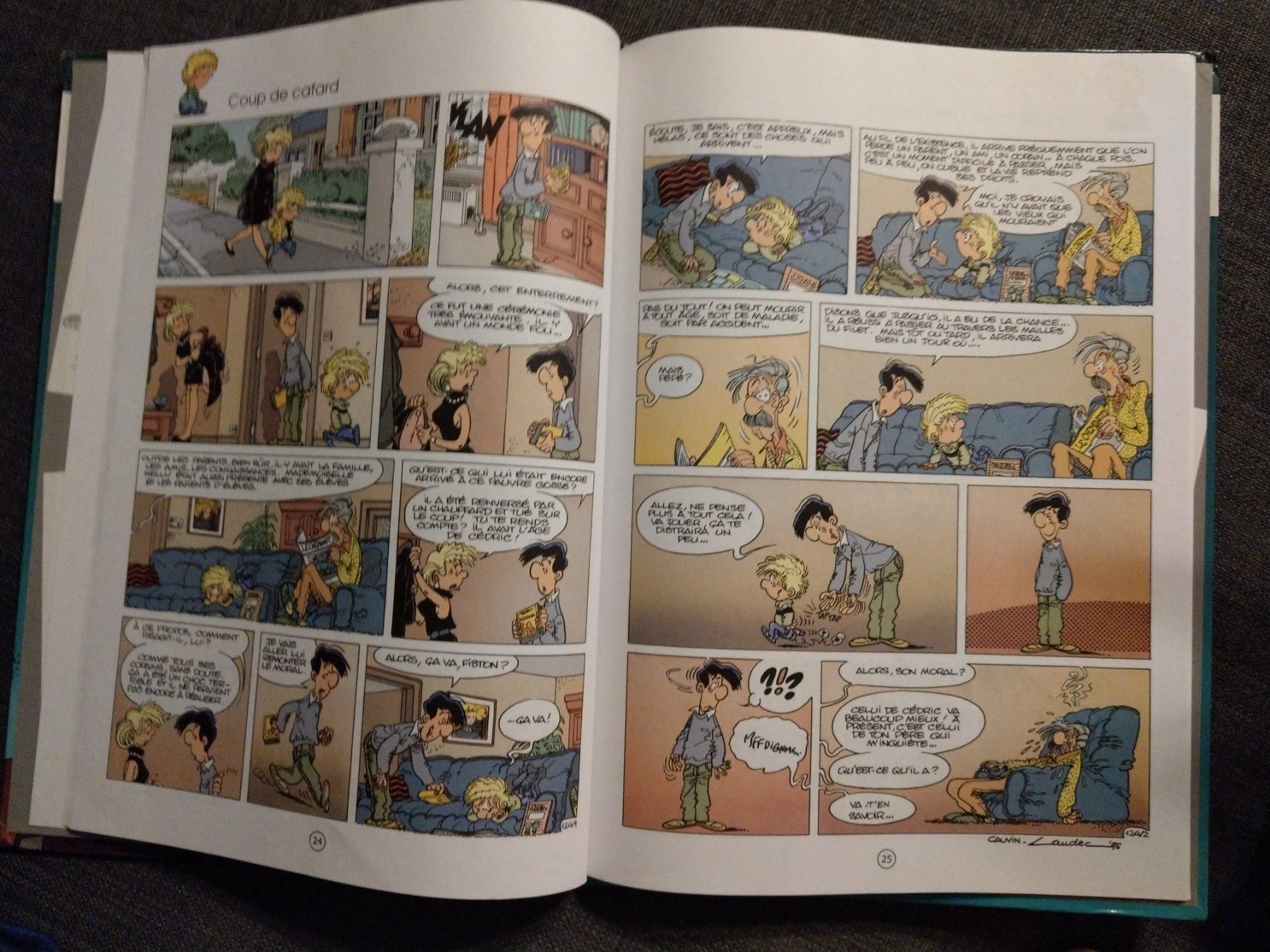 Fumetti: BD Cédric, vol. 9 - Parasite sur canapé – Usato da Thônex venduto da Dg5 4