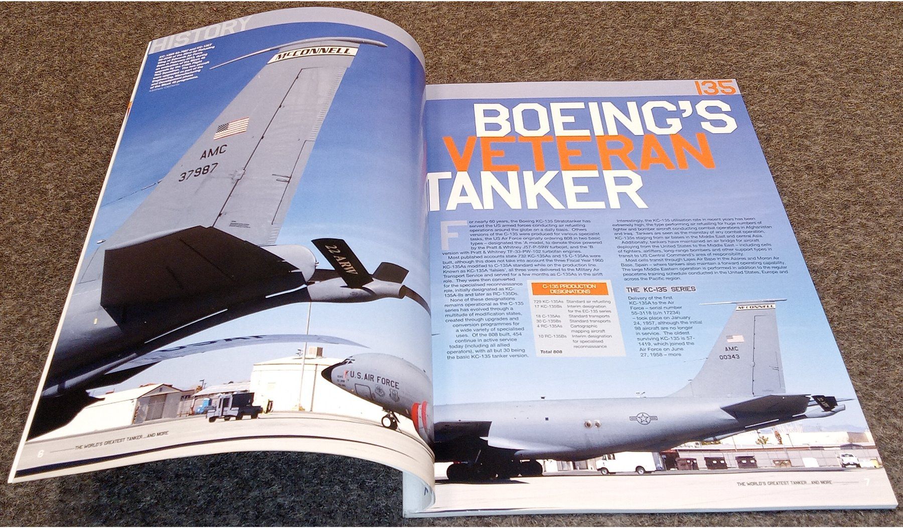 Riviste & Magazine: KC-135 STRATOTANKER - Key Publishing UK – Usato da Hätzingen venduto da memory-lane 3