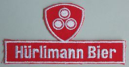 💥 Brauerei Hürlimann Bier Aufnäher Stoffaufnäher altes Logo