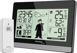 line WS 9612 Wetterstation Funk Aussensensor Funkuhr DCF