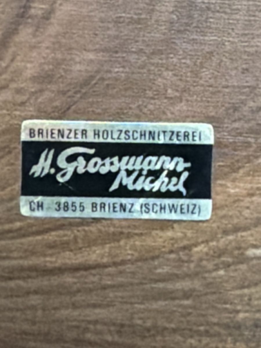 Ciotole: Holzschale geschnitzt, Brienzer Arbeit. – Usato da Biberist venduto da Momo33 4