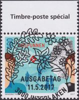 2017, Nr.1629 Unspunnen mit Ersttags-Voll-Stempel +TABS
