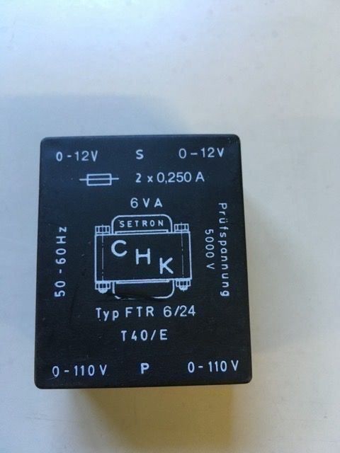 Componenti elettronici: Printtrafo 2x12V  4VA / 6VA – Nuovo e nell'imballaggio originale da Brugg AG venduto da Pedro4