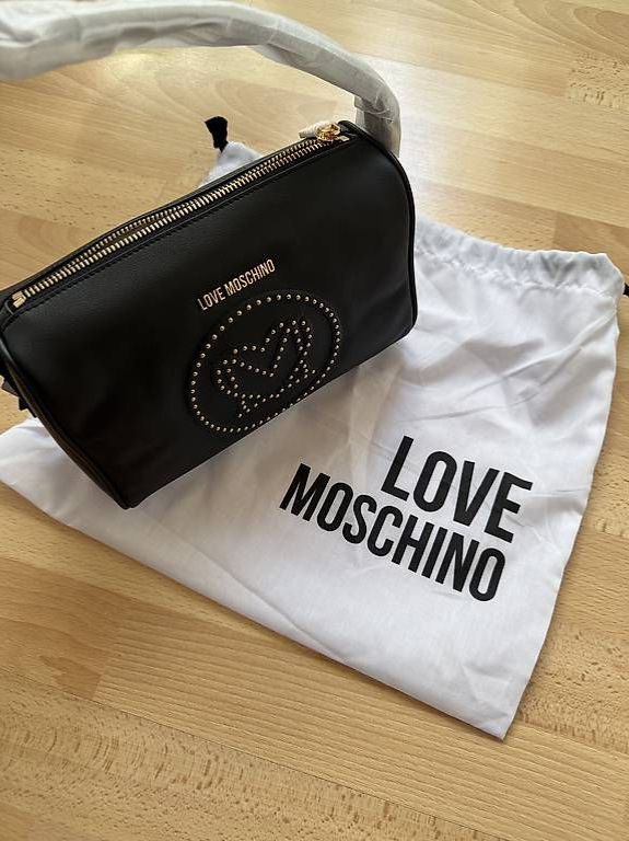 Moschino Borse da donna: Love Moschino LITTLE STUDS - Handtasche - nero – Nuovo e nell'imballaggio originale da Thun venduto da AnniK85 1