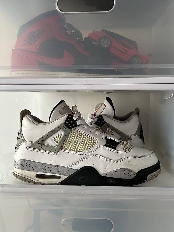 Jordan Scarpe da uomo: Jordan 4 White Cement – Usato da Balzers venduto da rare43__
