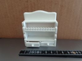 Wandschränkli mit 2 Schubladen Holz für das Puppenhaus/Laden