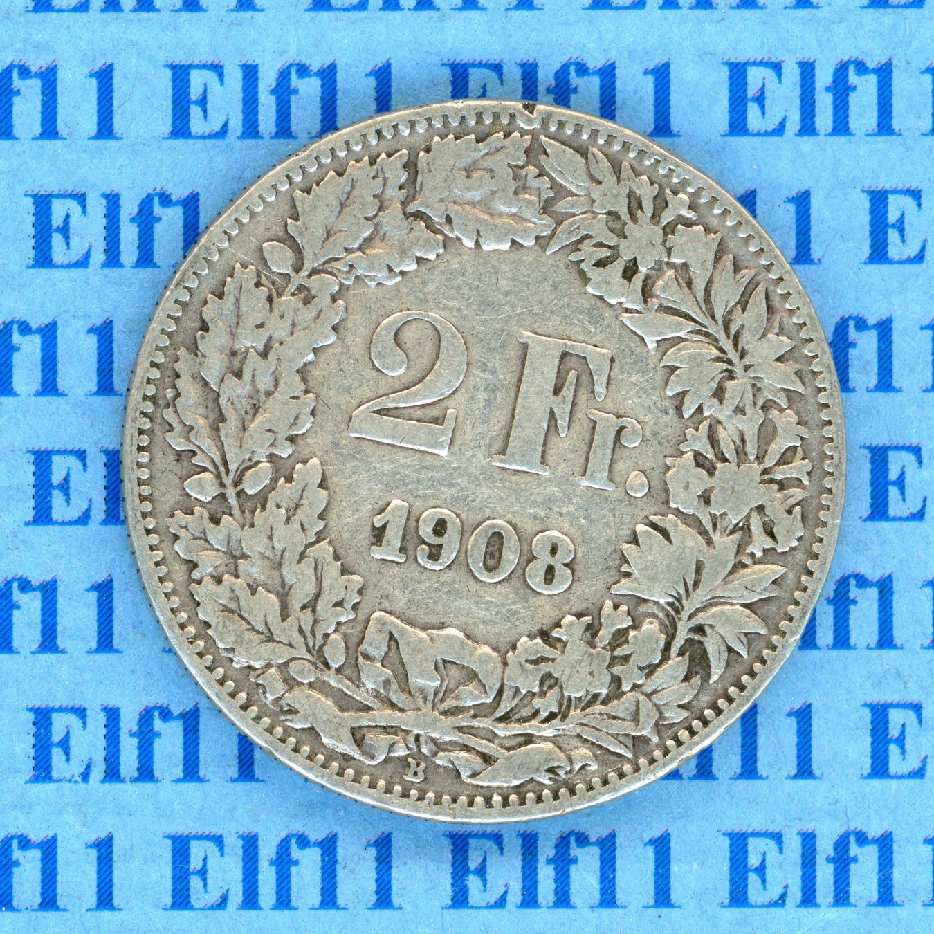 Toutes les monnaies: CHF___2.00 1908 s-ss 2 Franken – D'occasion à Widnau par Elf11