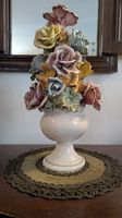 Bassano Blumen-Skulptur, vintage, ca. 34 cm