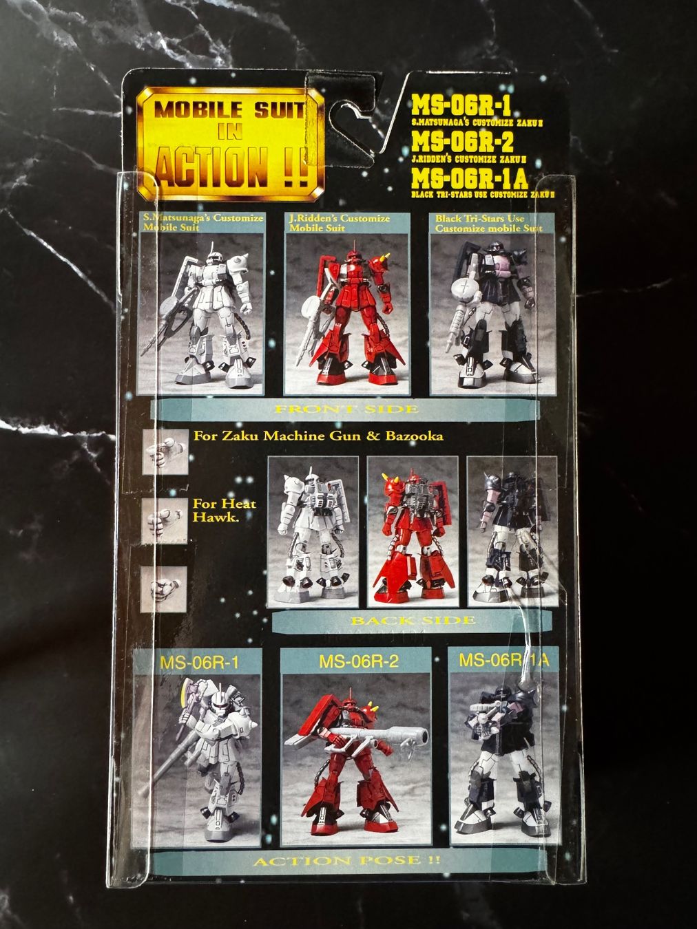 Bandai Giocattoli: BANDAI MS-06R-2 ZAKU II / MSA – Nuovo e nell'imballaggio originale da Knonau venduto da CEPPIGATTI 1
