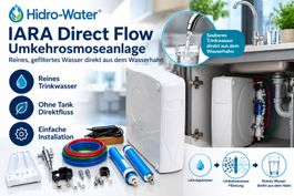Neue Hidro-Water IARA Direct Flow Umkehrosmoseanlage