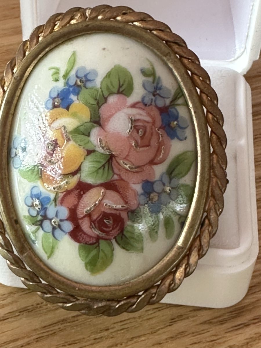 Spille & Fermagli: Vintage Limoges  Brosche – Usato da Herbriggen venduto da Sehrazade 2