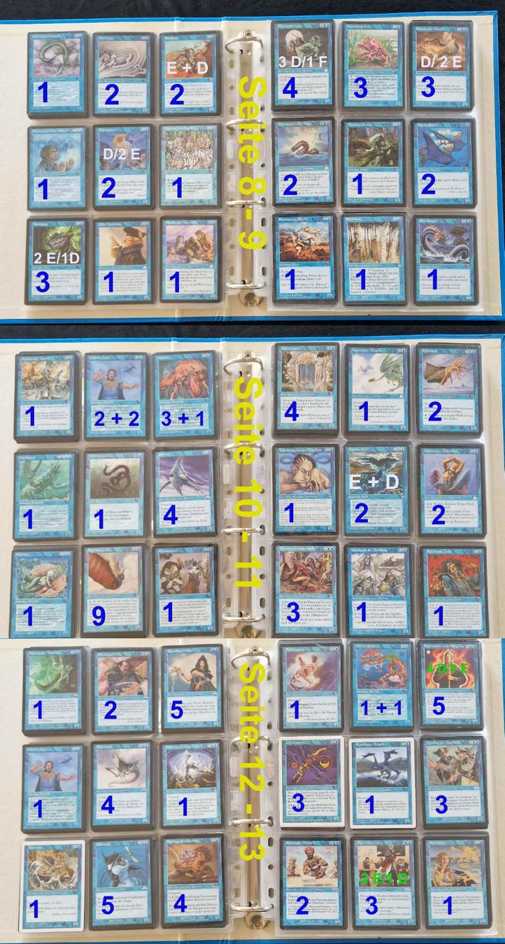 Magic The Gathering Carte collezionabili: Magic The Gathering #2 Ordner: 752 Karten & Total 353 Bilder – Usato da Zürich venduto da silver-team 3