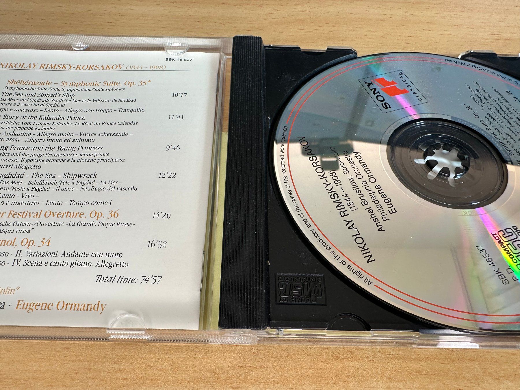 CDs: Rimsky-Korsakov - Shéhérazade - Capriccio Espagnol - Eugene – Gebraucht aus Rikon im Tösstal von Alpenmutz 2