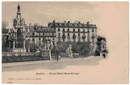 Genève, Grand Hôtel Beau-Rivage, vers 1900