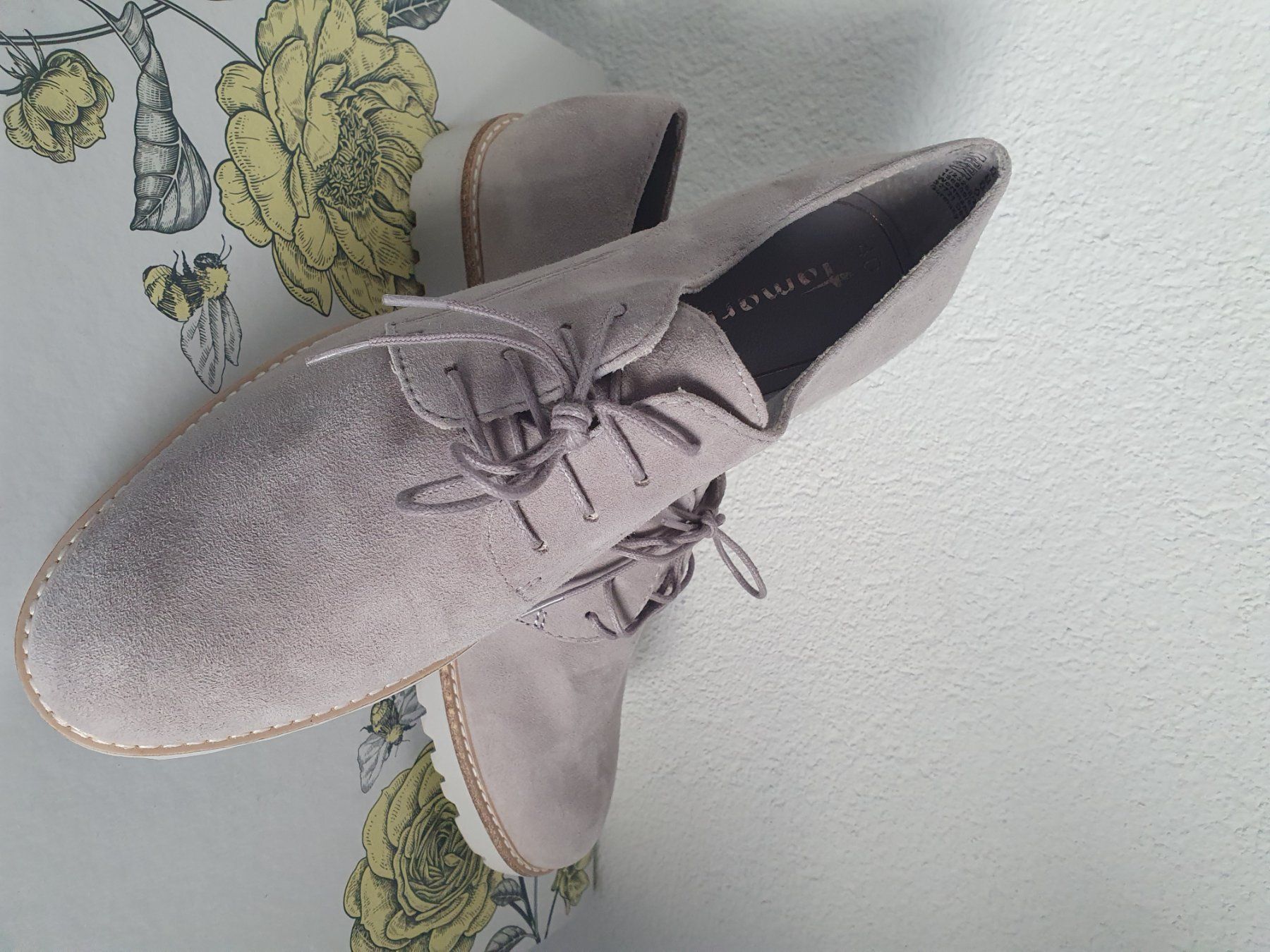 Tamaris Scarpe da donna: Schuhe Tamaris, Leder, Größe 40, grau – Nuovo e nell'imballaggio originale da Zuchwil venduto da ger_ws6t 3
