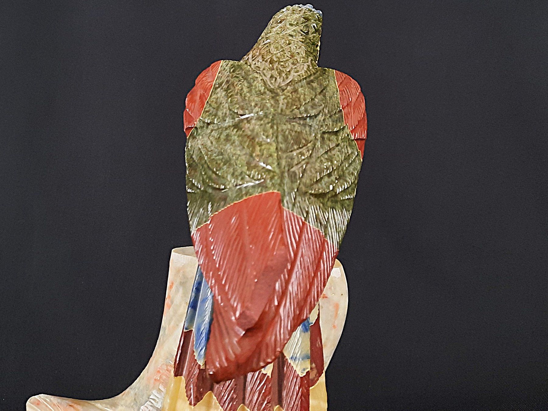 Figuren: Handgeschnitzte Papagei-Figure – Defekt aus Beinwil am See von Restwert_Beinwil 5