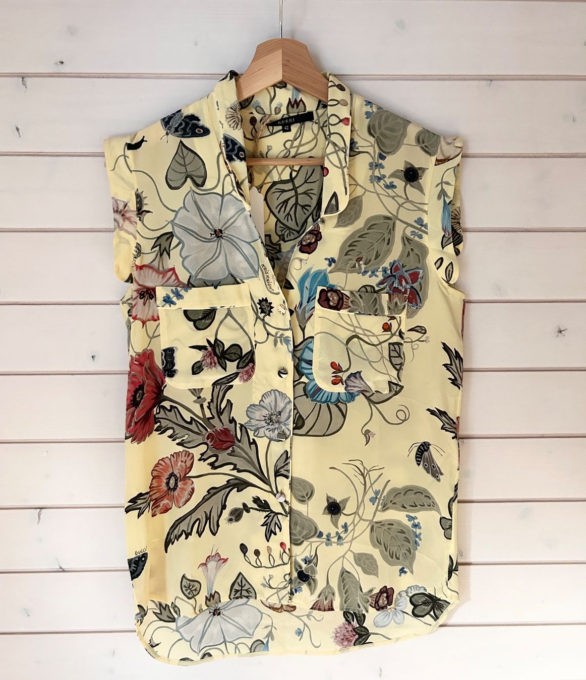 Gucci Camicette: Gucci Seiden Bluse - Gr. 36 – Usato da Illnau venduto da Monkky 1