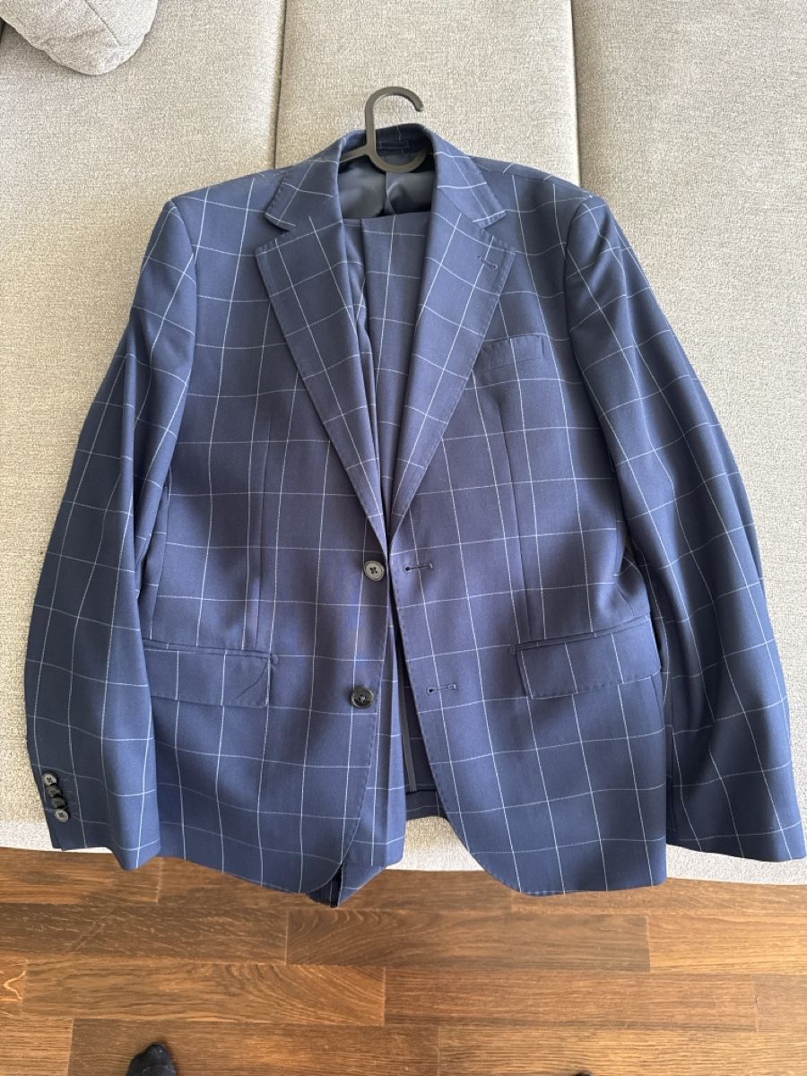 Anzüge: Dan John Blue Check Suit - EU 46/UK 36 - Perfect for Fall – Neu (gemäss Beschreibung) aus Allschwil von nik_ygz7 3