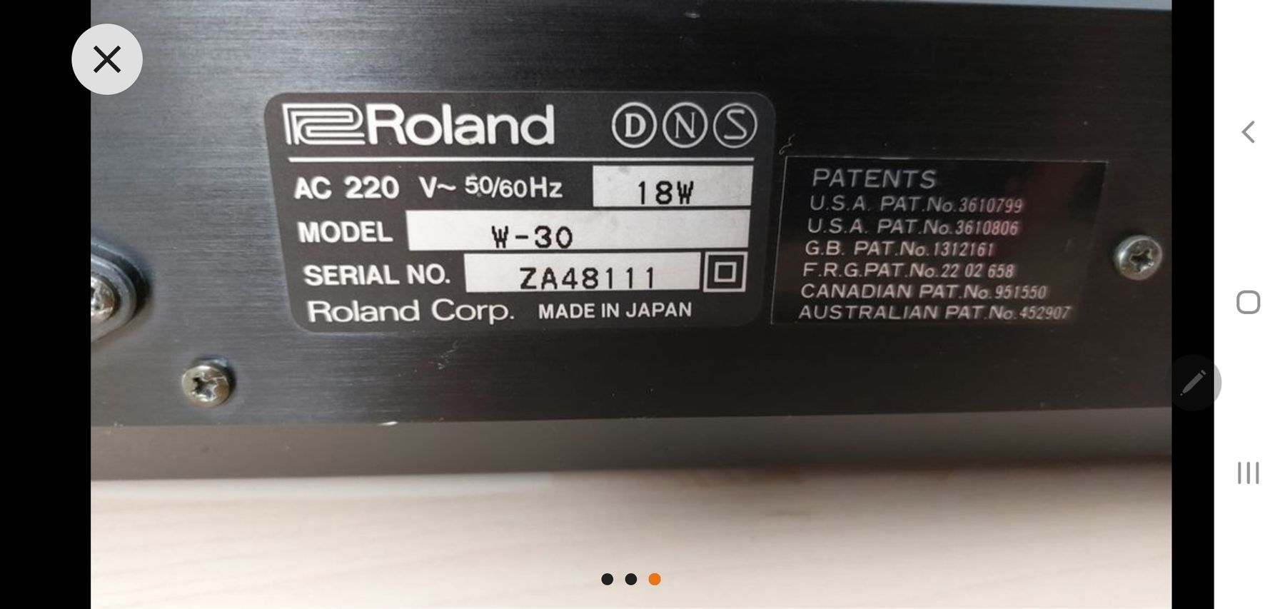 Roland Strumenti musicali: Roland W-30 Musik Workstation Keyboard Synthesizer – Usato da Muri AG venduto da Jeromia 2