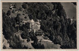 BE 104 Beatenberg Flugbild SWISSAIR Pension Schoenegg 1945