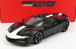 FERRARI SF90 SPIDER ASSETTO SCHWARZ 1:18 BBURAGO