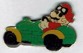 Mario im Rennauto